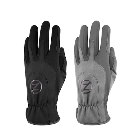 Ladies Activewear Universal-Fit Cold Weather Glove(Black & Grey)